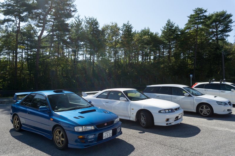 The Legacy wagon pictured here was driven by another one of the tour guides and occasionally traded front/back places with the Evo. I’m not sure what all they’ve done to it, but it can definitely scoot.